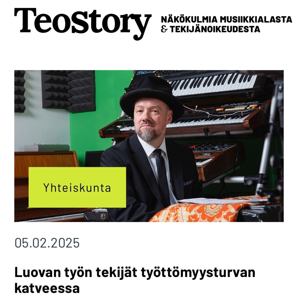 Luovan työn tekijät&nbsp;Teostoryssa